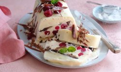 Семифредо с шоколадом и черешней, пошаговый рецепт с фото на 347 ккал