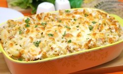 Запеканка из кабачков с макаронами