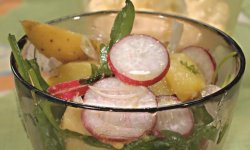 Весенний картофельный салат, пошаговый рецепт с фото