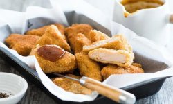 Наггетсы куриные в домашних условиях, пошаговый рецепт с фото на 385 ккал