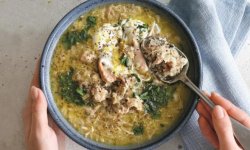 Куриный суп из киноа с травами, пошаговый рецепт с фото на 336 ккал