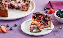 Песочный пирог с ягодами диетический, пошаговый рецепт с фото на 147 ккал