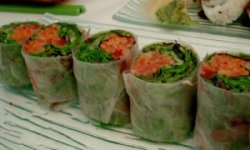 Овощной ролл в рисовой бумаге