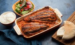 Фаршированные баклажаны с фаршем и рисом, пошаговый рецепт с фото на 593 ккал