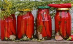 Консервированный острый перец, пошаговый рецепт с фото от автора Татьяна Небландинка на 393 ккал