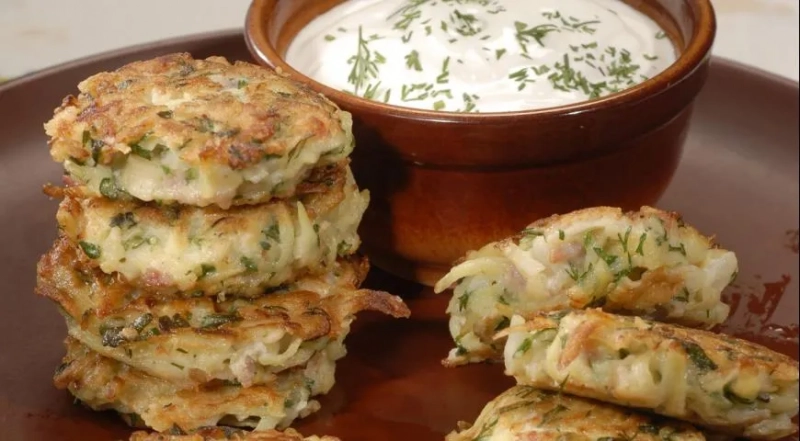 Драники с ветчиной и сыром, пошаговый рецепт с фото