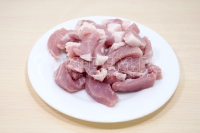 Мясо стрелы с чесноком