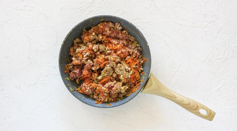тушеный фарш с картофелем, подробный рецепт и фото, 631 ккал
