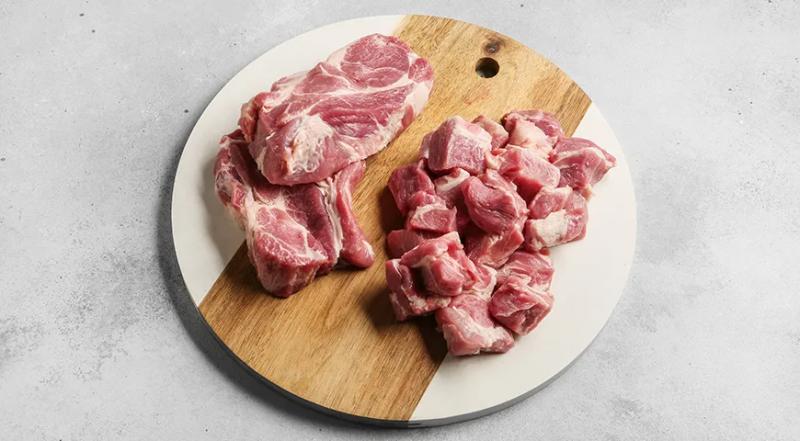 тушеная картошка со свининой, пошаговый рецепт и фото, 528 ккал