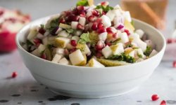 Салат из груши с гранатом, пошаговый рецепт с фото